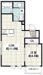 コンフェスト江の島の物件間取画像